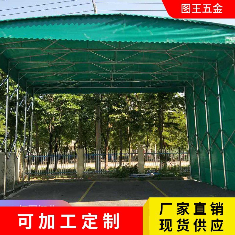 移動(dòng)推拉雨棚施工完畢  